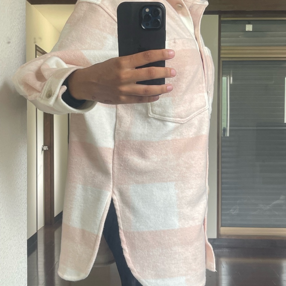 pink shacket